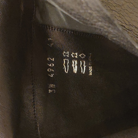 🖤♥️PRADA♥️🖤Lug Sole High Heel Black Deerskin Boot, size 41 (US 11), 🆕 - Picture 10 of 16